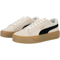 PUMA Smash Platform v3 SD 防滑耐磨 低帮 板鞋 女款 卡其色 391942-01