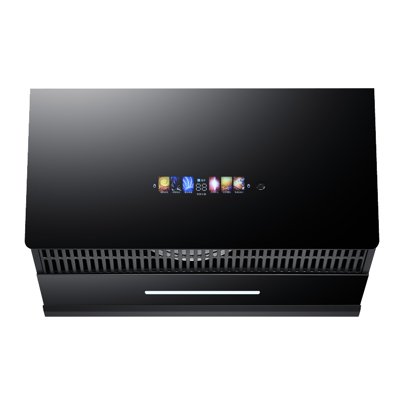 新飞新品中式抽油烟机家用大吸力老式吸油烟机出租房公寓小户型顶吸式710MM单烟机排烟罩自动清洗自行安装XF-D5-2