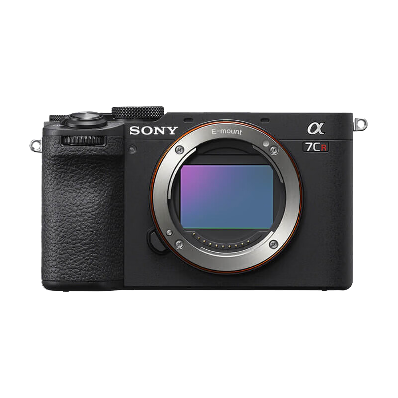 索尼(SONY)Alpha 7CR 新一代全画幅微单相机 轻便小巧 简易操控 黑色 单机身(A7cR/a7cr)6100万像素