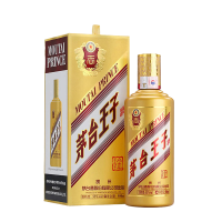 贵州茅台酒 茅台 金王子53度酱香型白酒500ml 单瓶装