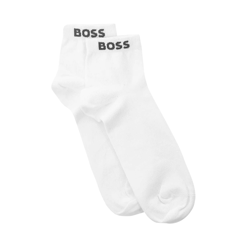 雨果博斯 HUGO BOSS 男士棉质袜子短袜运动袜两双装50491208