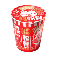 今麦郎 拉面范 叉烧豚骨*6杯 非油炸速食免煮泡面拉面