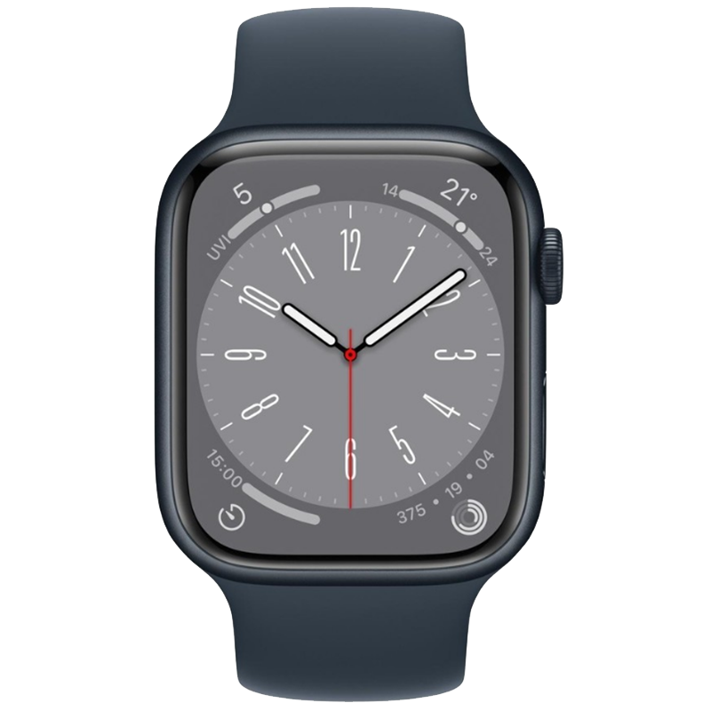 [二手99成新]Apple苹果手表Watch Series 8 午夜黑 45mm GPS版运动型表带GPS可测血氧国行