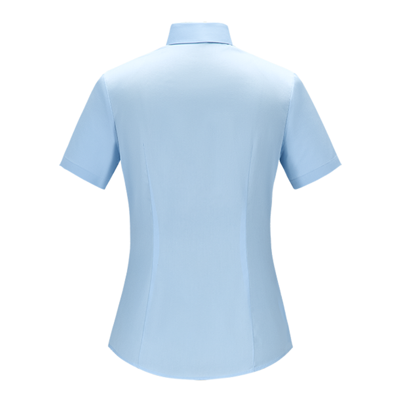 双惠女款短袖衬衫上衣SH8803-VD,面料100%棉,成衣免烫155-175