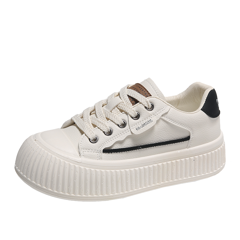 戈佳妮2023秋季新款ins韩版小白鞋女学生厚底百搭休闲运动板鞋街拍