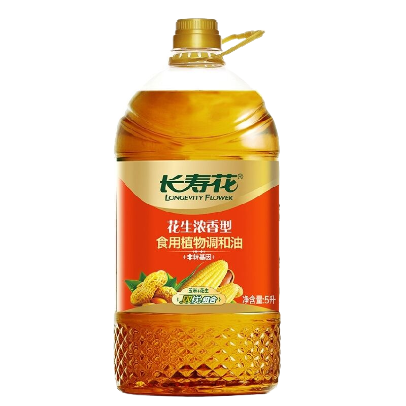 [长寿花]花生浓香型调和油5L