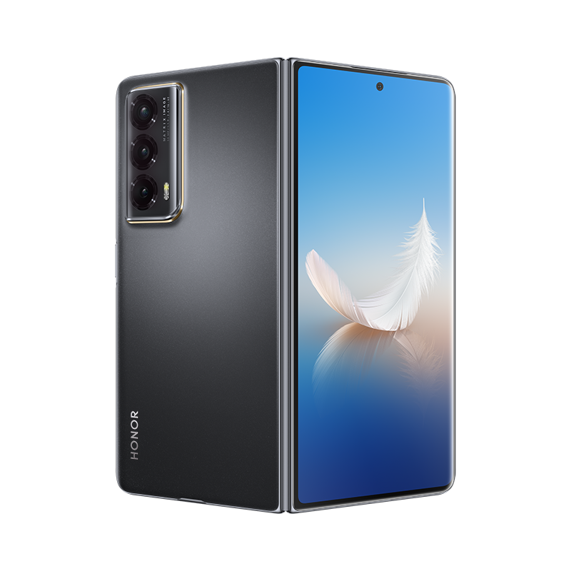 荣耀 Magic Vs2 12GB+256GB 绒黑色 超轻薄折叠机身 5000mAh大电池 第1代骁龙8+旗舰芯片 荣耀鹰眼相机40倍长焦摄影 5G手机