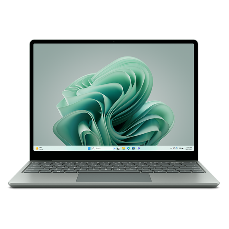 微软Surface Laptop Go3 12.4英寸笔记本电脑 仙茶绿 酷睿i5 8G 256G 商务办公轻薄本 全面屏触控屏幕