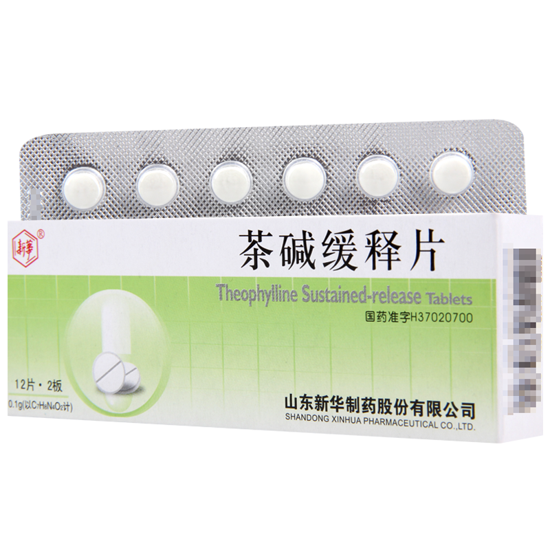 新华 茶碱缓释片 0.1g*24片/盒