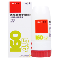 阿斯利康 信必可都保 布地奈德福莫特罗吸入粉雾剂(Ⅱ) 160μg:4.5μg*60/盒