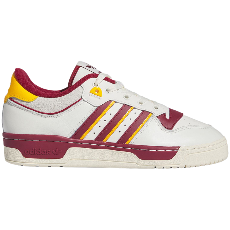 adidas originals Rivalry 86 Low 防滑耐磨 低帮 板鞋 男女同款 白红黄 IE7159