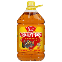 鲁花 东北熟榨老豆油5L 东北熟榨老豆油系列 熟豆油 不用炸锅 5L