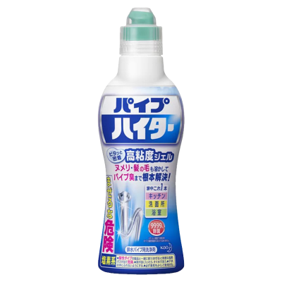 日本原装进口花王管道疏通剂浓缩啫喱强力融化头发浓效不伤管道500g