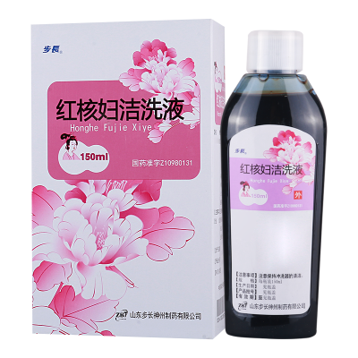 步长 红核妇洁洗液 150ml*1/瓶/盒