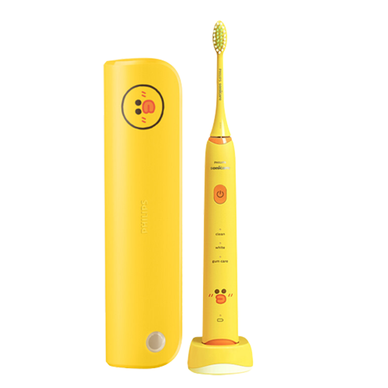 飞利浦(Philips) 电动牙刷 声波震动家用旅行电动牙刷软毛莎莉鸡成人通用款 HX2482/01三大模式