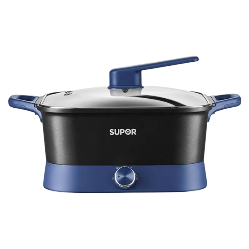苏泊尔(SUPOR)电火锅6L容量 电煮锅家用火锅1800W功率电锅一体多功能锅插电电热锅 多用途锅H3030FK870