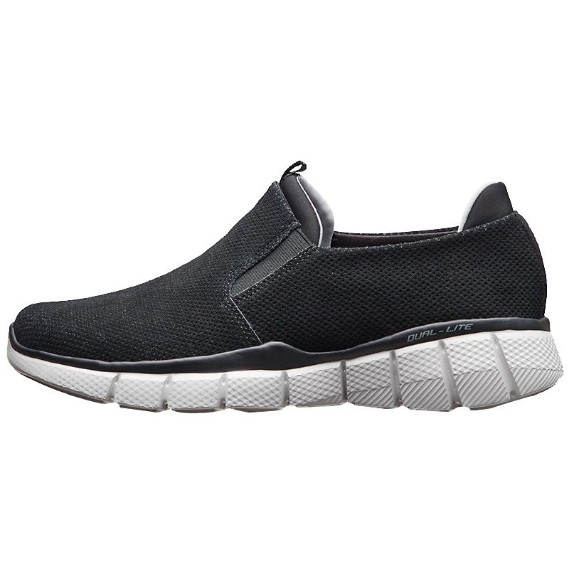 Skechers Lifestyle 耐磨舒适 一脚蹬运动休闲鞋 黑色 51545-BKGY