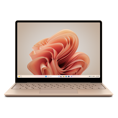 微软Surface Laptop Go3 12.4英寸笔记本电脑 砂岩金 酷睿i5 8G 256G 商务办公轻薄本 全面屏触控屏幕