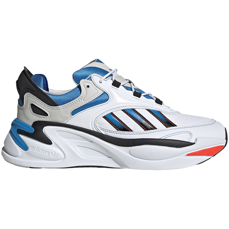 adidas originals Ozmorphis 防滑耐磨 低帮 跑步鞋 男女款 白蓝 IE2022