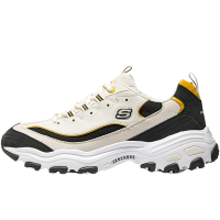 Skechers D'LITES 1.0 防滑耐磨减震 低帮 老爹鞋 灰黑 894191-NTGY