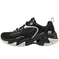 Skechers DLITE 运动 防滑防水 低帮 跑步鞋 男女同款 黑色 896261-BKNT