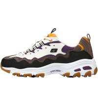 Skechers D'LITES 舒适百搭 防滑耐磨 低帮 老爹鞋 女款 多彩色 896273-NTMT
