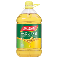 福泽康5L一级国产大豆油食用油色拉油纯正大豆油厂家批发商用家用