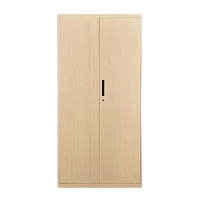 紫萱依韵 文件柜钢制办公柜铁皮柜 木纹转印柜四门更衣柜 1个