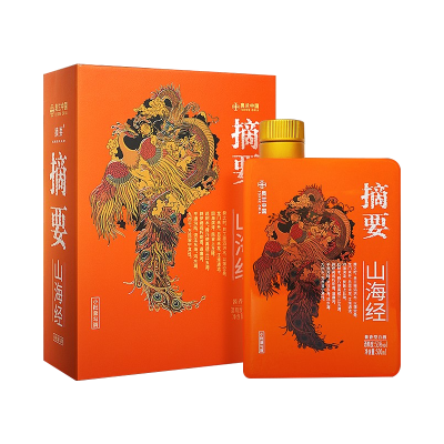 摘要(山海经)贵州金沙高度53度酱香型白酒 500ml 单瓶装