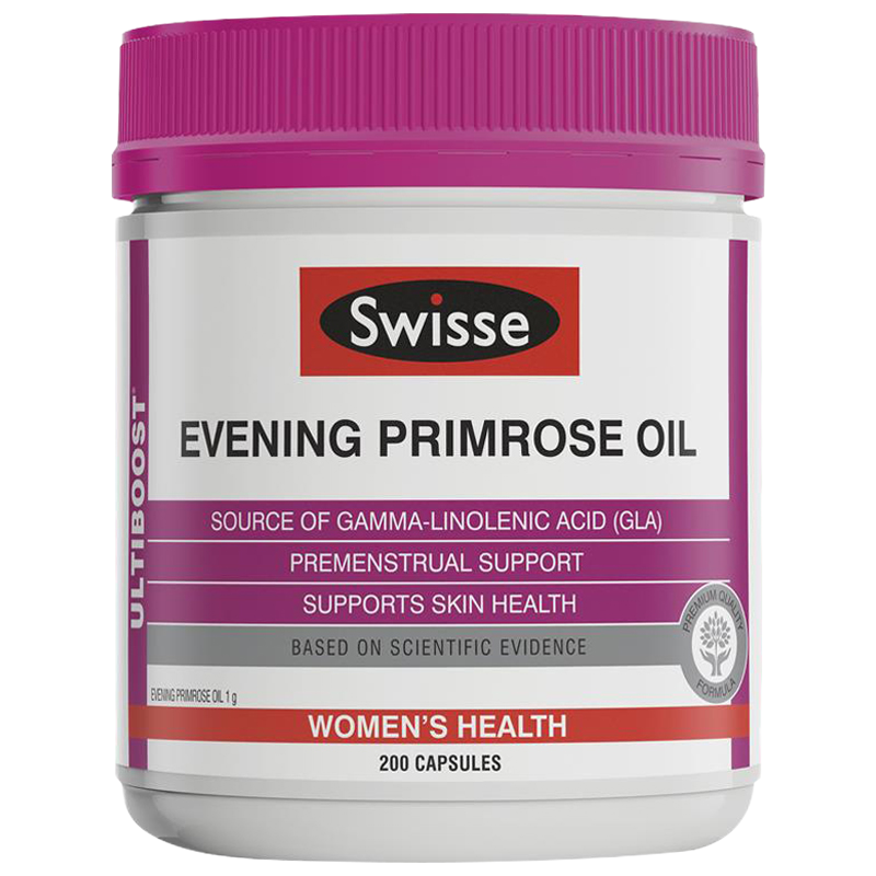 25年/运损断环-澳洲本土版 Swisse月见草油胶囊200粒/瓶装 香港/保税随机发