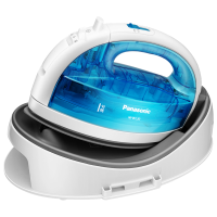 松下(panasonic)电熨斗家用 手持蒸汽挂烫机 无线蒸汽熨烫 NI-WL30 蓝色