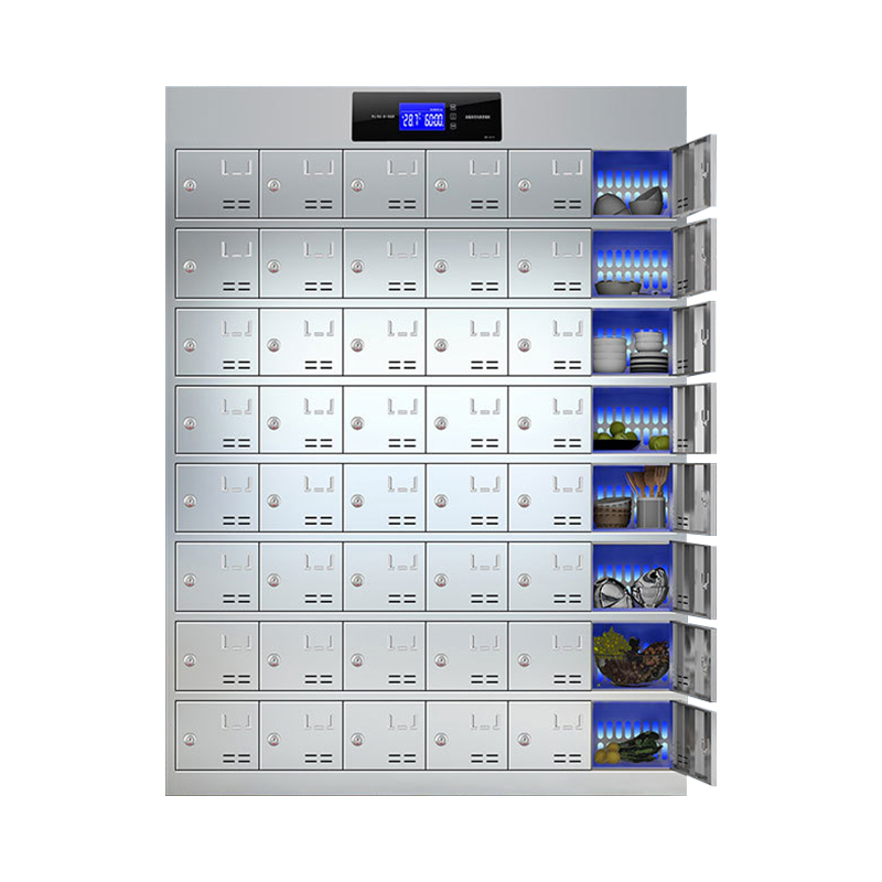 臻远 ZY-XDWG04 不锈钢消毒碗柜食堂餐具柜多门储物柜48门消毒碗柜