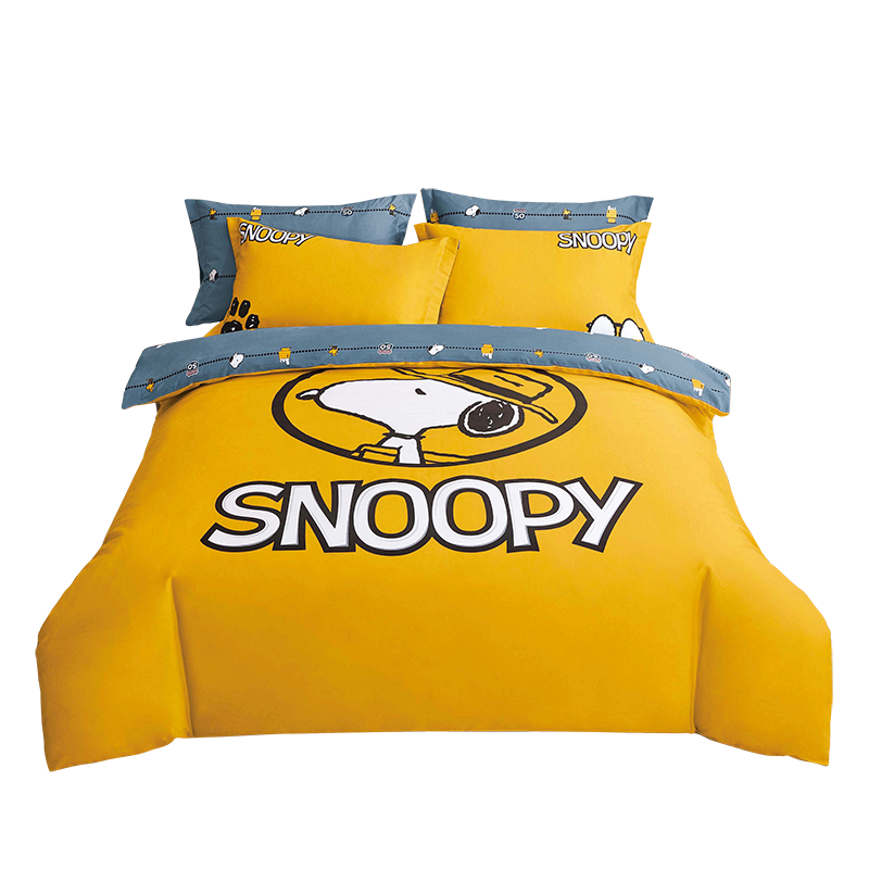 史努比·中纺鲁棉四件套铂尔曼 SNJ01-2023B 单套价