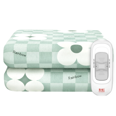彩虹(RAINBOW)电热毯(1.5*0.7m)单人家用电防水褥子排潮除湿三档控制非水暖毯安全C0715H-43