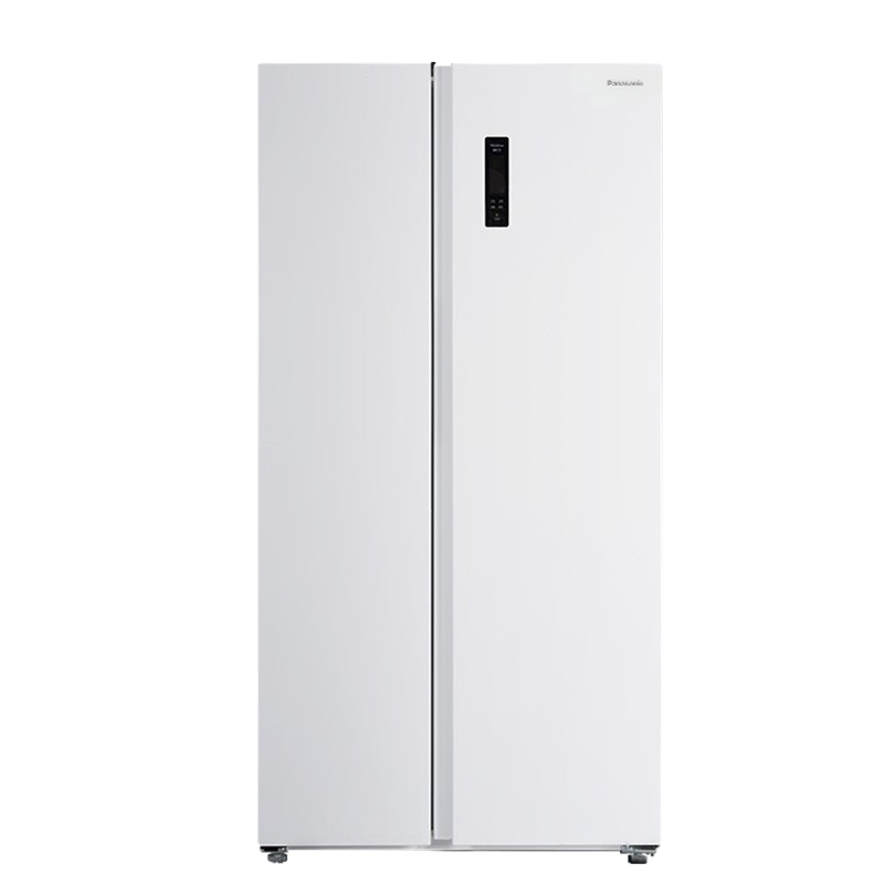 松下冰箱对开门双开门632L升一级能效变频风冷无霜家用抗菌电冰箱白色简约速冻NR-EW63WSA-W