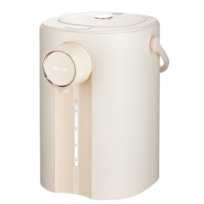 小熊烧水壶家用电热水壶智能恒温电热水瓶保温一体暖吨吨电饮水机青绿色 [2.0升级大屏款]