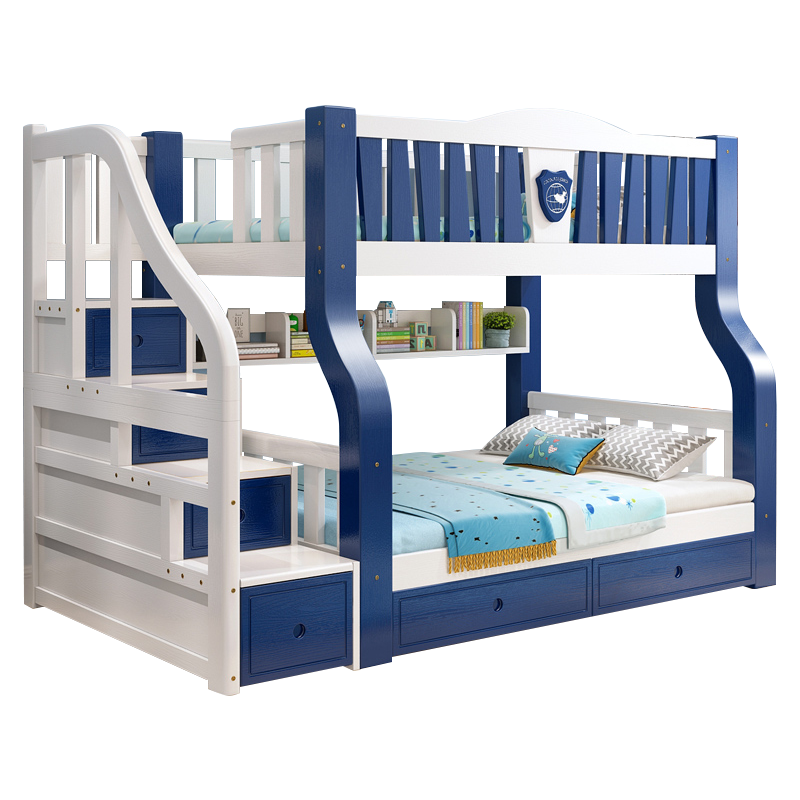 百冠环球 高低床全实木上下床双层床成人床母子床儿童床上下铺实木双人床子母床