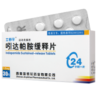 立舒平 吲达帕胺缓释片 1.5mg*30片/盒