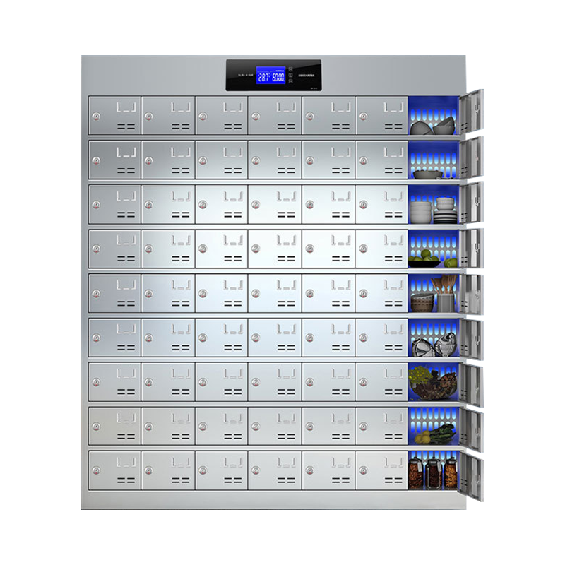 臻远 ZY-XDWG07 不锈钢消毒碗柜食堂餐具柜多门储物柜63门消毒碗柜
