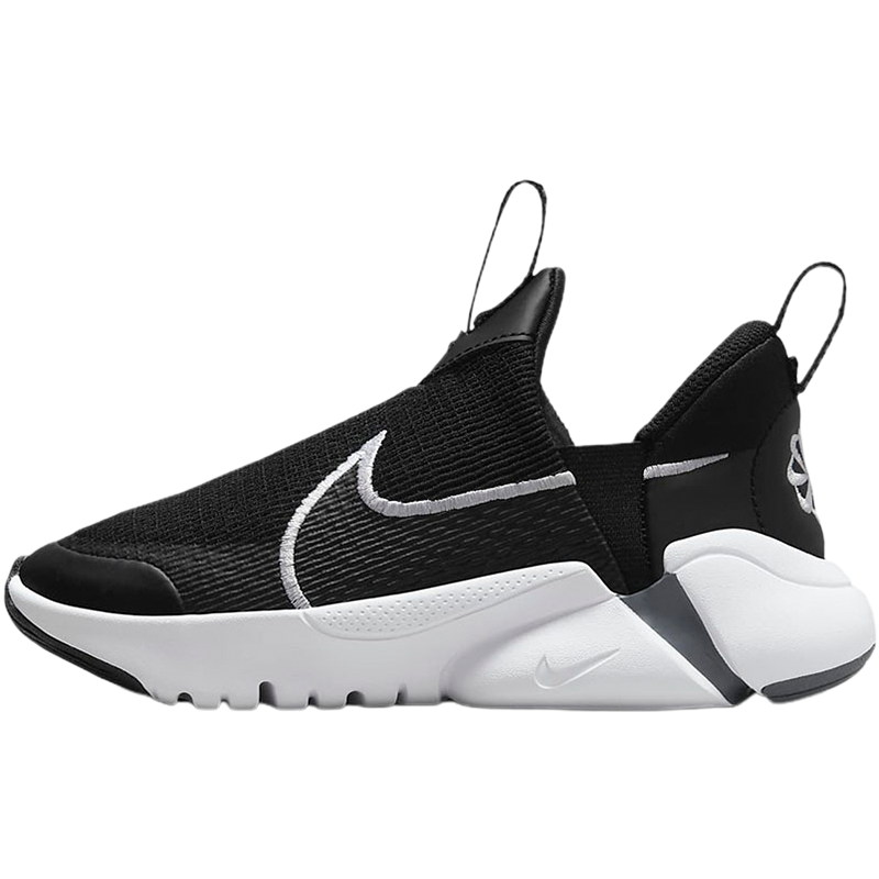 Nike Flex Plus 2 BP 防滑防踢 低帮 儿童跑步鞋 中童 黑白 DV9000-003