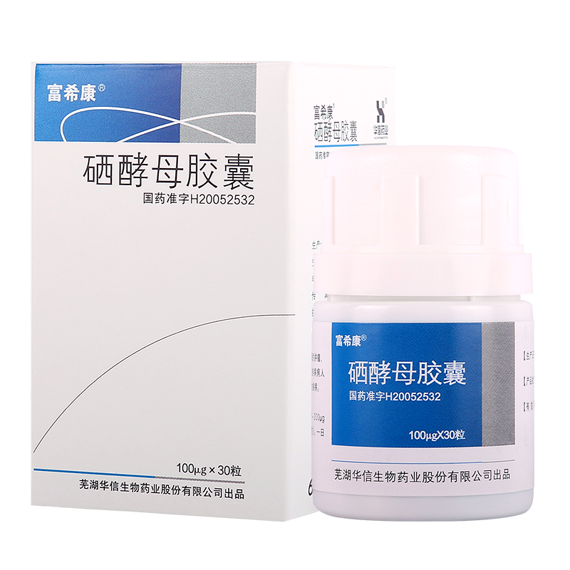 富希康 硒酵母胶囊 100ug*30粒*1瓶/盒