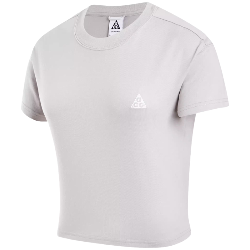 Nike ACG系列 ACG Dri-FIT ADV 纯色速干圆领短袖T恤 女款 浅铁矿石灰 FD2717-012