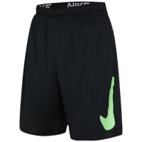 Nike Logo字母印花运动宽松五分短裤 男款 黑色 FB7949-010