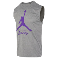 耐克Jordan 湖人队ORDAN NBA男子速干无袖 男款 滚动灰 FQ1979-063