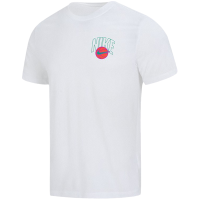 Nike 字母品牌Logo印花透气休闲短袖T恤 男款 白色 FJ2347-100