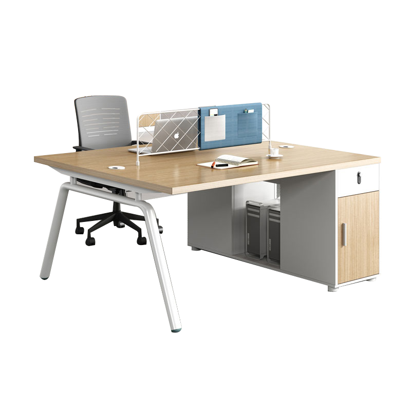 金菲罗格职员办公桌椅简约现代电脑屏风员工办公室家具 八人位