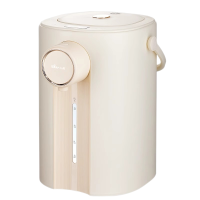 小熊烧水壶家用电热水壶智能恒温电热水瓶保温一体暖吨吨电饮水机米黄色 [暖吨吨1.0]