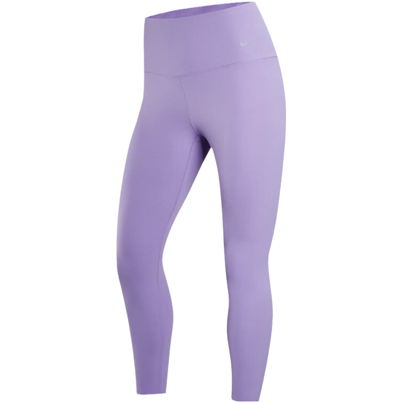 Nike Logo刺绣修身训练运动长裤 女款 紫色 DQ6016-567