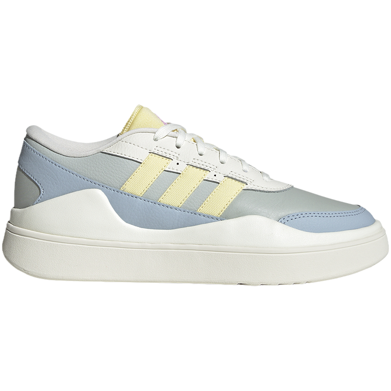 adidas Osade 网球运动 舒适百搭 防滑耐磨 低帮 生活休闲鞋 女款 黄蓝灰 IG7331