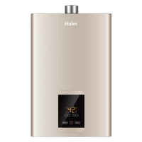 海尔(Haier)燃气热水器16升家用天然气强排式无极变频水伺服恒温智能变升厨房模式智护自清洁56重安全防护JM6